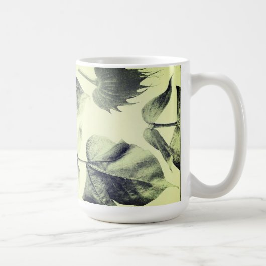Vintage Herbstblätter Kaffeetasse (Rechts)
