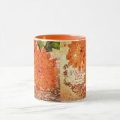Vintage Herbstchrysanthemen Tasse (Zentrum)