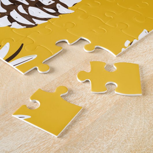 Vintage Herbstelemente Puzzle (Seite)