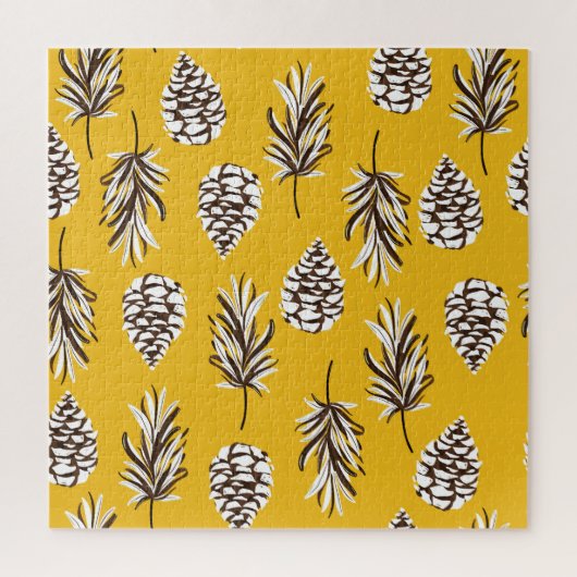 Vintage Herbstelemente Puzzle (Vertikal)