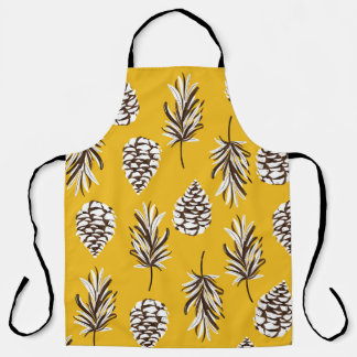 Vintage Herbstelemente Schürze