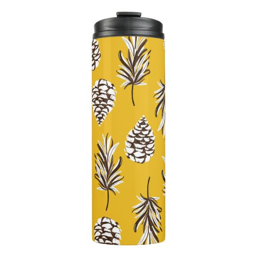 Vintage Herbstelemente Thermosbecher (Vorderseite)