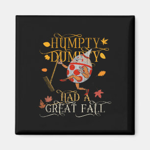 Vintage Herbstfarben Humpty Dumpty hatte einen gro Magnet