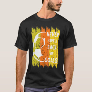 Vintage Herbstfarben im Herbst Fußball T-Shirt