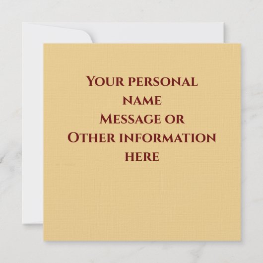 Vintage Herbstkürme mit flacher Note Karte (Rückseite)