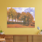 Vintage Herbstlandschaft Van Gogh Leinwanddruck (Insitu (Wohnzimmer))