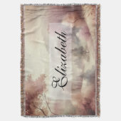 Vintage Herbstlaub Landschaftsneutrale Farben Decke (Vorderseite Vertikal)