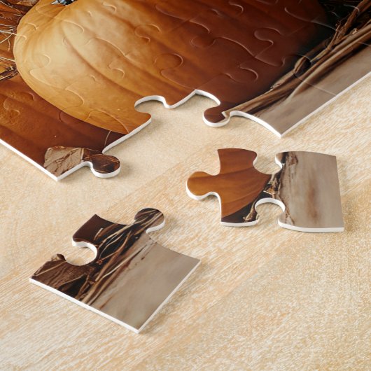 Vintage Herbstmousine Puzzle (Seite)