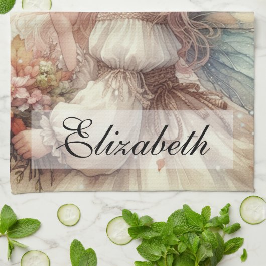 Vintage Herbstsaat mit Herbstblättern Geschirrtuch (Gefaltet)