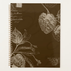 Vintage Herbstunterschiede Planer