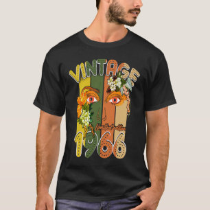 Vintage Hergestellt 1966 57. Geburtstag 57 Jahre A T-Shirt