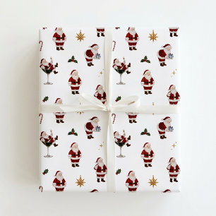 Vintage-Heritage-Santa-Weihnachtspapier Geschenkpapier