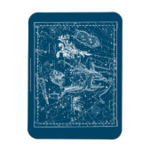 Vintage Herkules-Konstellation Magnet (Vertikal)