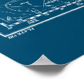 Vintage Herkules-Konstellation Poster (Ecke)