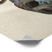 Vintage Herzanatomie Poster (Ecke)