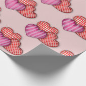 Vintage Herzen Geschenkpapier (Ecke)
