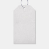 Vintage Herzhochzeit Geschenkanhänger (Rückseite)