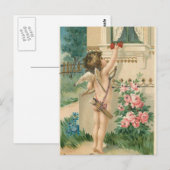 Vintage Herzkuchen Postkarte (Vorne/Hinten)