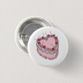 Vintage-Herztorte Button (Vorne & Hinten)