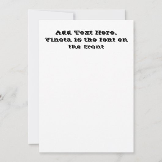 Vintage Hexe Einladung (Rückseite)