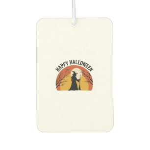 Vintage-Hexe-Frohes Halloween-Shirt-Design_1 Autolufterfrischer