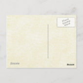 Vintage Hexe Postkarte (Rückseite)