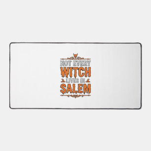 Vintage Hexe Salem Halloween-Schriftzug Design_1 Schreibtischunterlage