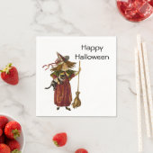 Vintage Hexe Serviette (Beispiel)