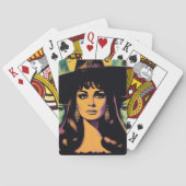 Vintage Hexe Spielkarten (Rückseite)