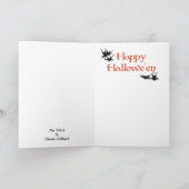 Vintage Hexe von Charles Folkard Karte (Innenseite)