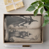 Vintage Hexen AltHalloween-Dekoupage Seidenpapier (Geschenk)