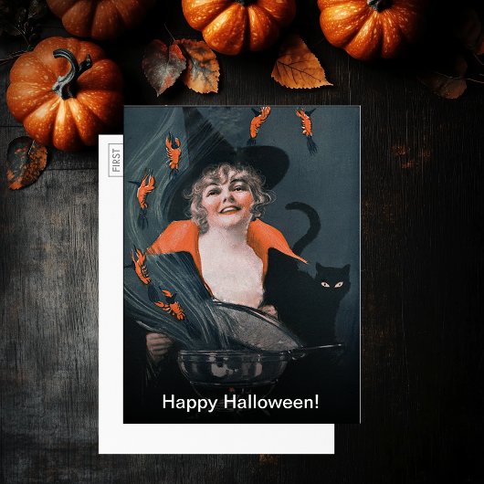 Vintage Hexen bräw. gebärende Harnsteine Kat große Einladung