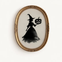 Vintage-Hexen-Jack-o-Lantern-Halloween-Plakat
