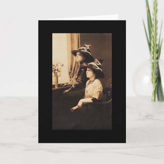 Vintage Hexen Karte (Vorderseite)