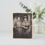 Vintage Hexen Postkarte (Stehend Vorderseite)