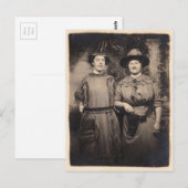 Vintage Hexen Postkarte (Vorne/Hinten)