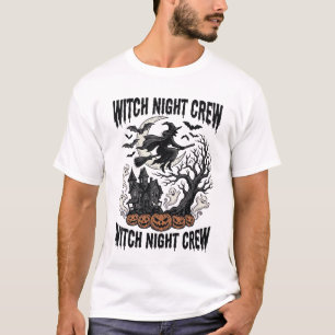 Vintage-Hexen-Shirt Halloween-Coven-Night-Grafik_ T-Shirt