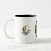 Vintage Hexenapotheke Potion-Etikett Kaffeetasse (Links)