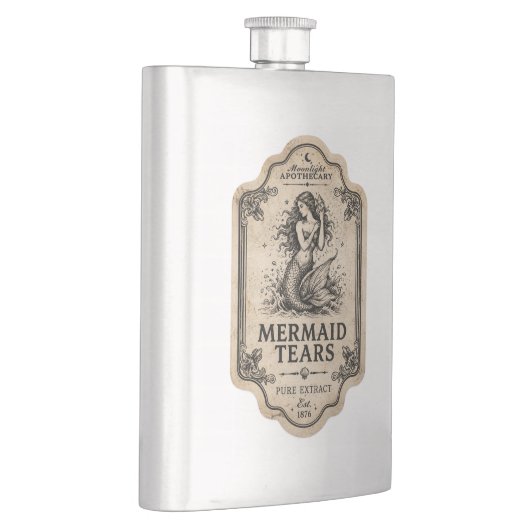 Vintage Hexenapotheke Potion Flachmann (Rechts)