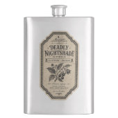 Vintage Hexenapotheke Potion Flachmann (Vorderseite)