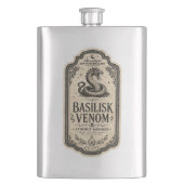 Vintage Hexenapotheke Potion Flachmann (Vorderseite)