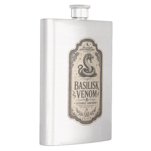 Vintage Hexenapotheke Potion Flachmann (Rechts)