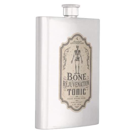 Vintage Hexenapotheke Potion Flachmann (Rechts)