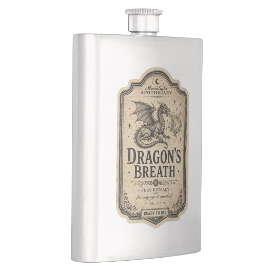 Vintage-Hexenapotheke-Potion Flachmann (Rechts)