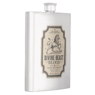 Vintage Hexenapotheke Trank Flachmann