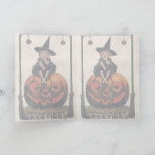 Vintage Hexengestelle Karte (Innenseite)