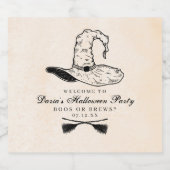 Vintage Hexenmarke Bierflaschenetikett (Einzelnes Label)