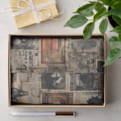 Vintage Hexensche Briefmarke Halloween-Dekoupage Seidenpapier (Geschenk)