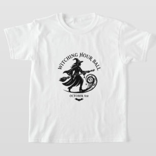 Vintage Hexenstunde Ball Halloween T-Shirt