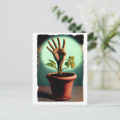 Vintage Hexerei-Gentechnik Postkarte (Stehend Vorderseite)